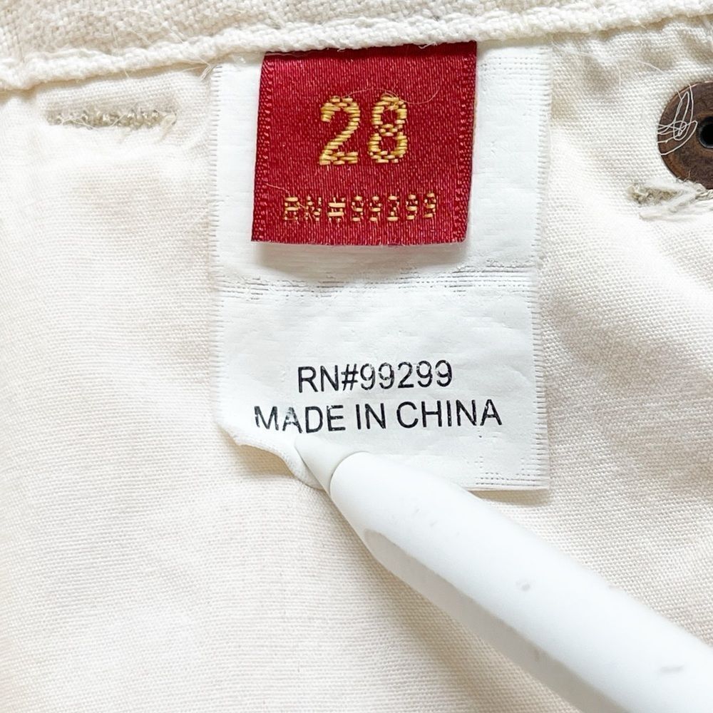 Anthropologie Level 99 Linen utility cargo baggy culottes in cream 28 - Picture 7 of 8